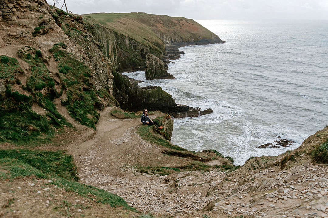 Alli Moore at the Old Head of Kinsale